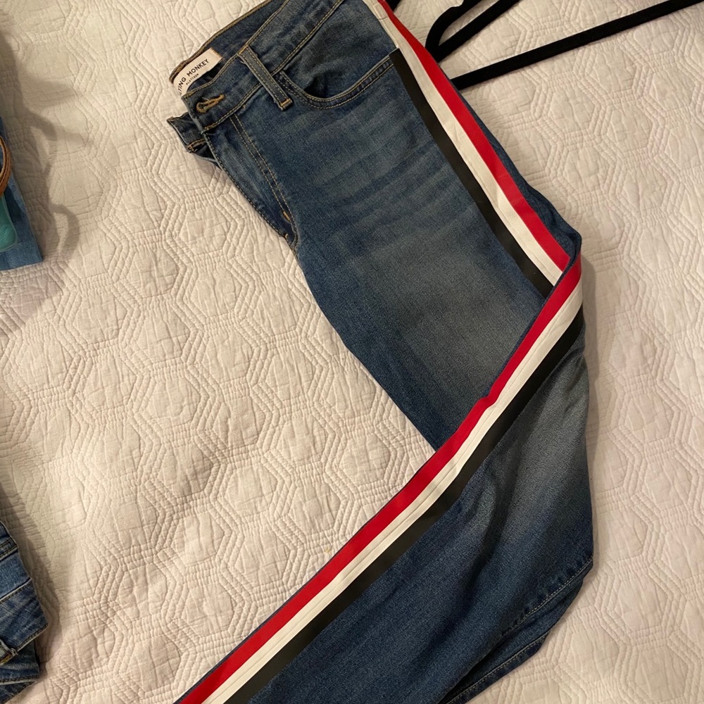 Flying Monkey Jeans with Side Stripes